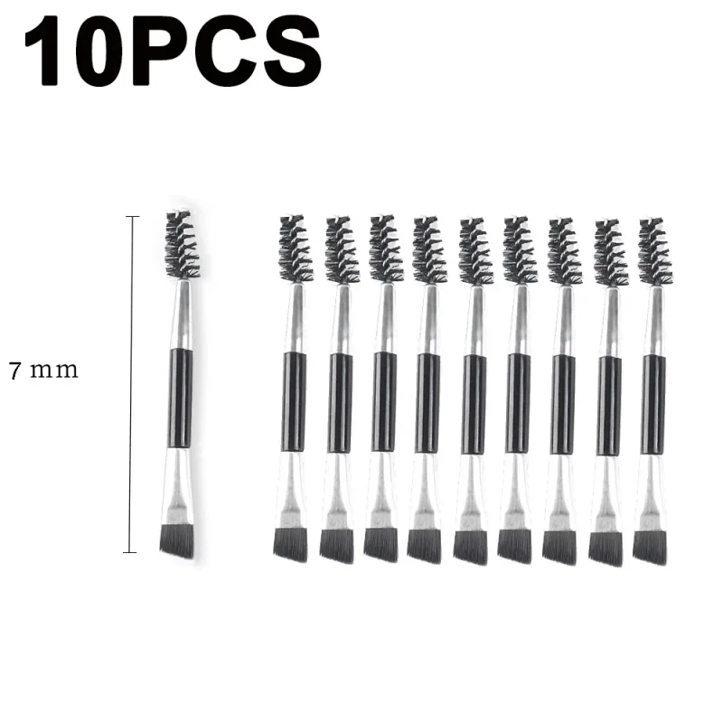 Double-headed Angled Eyebrow Brush Eyelash Comb Professional Makeup Brushes for Brow Eyelash Extension High Quality Eye Brushes