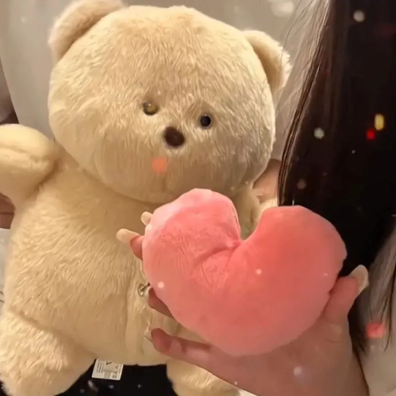 Oso de peluche que habla, muñeco que habla, grabación oculta, Animal relleno, oso súper suave, juguete de compañía, regalo para dormir