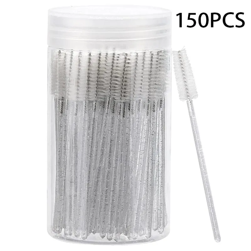 50/150PCS Disposable Eyelash Brush Mascara Wands Eyebrow Brush Makeup Applicator for Eyelash Extension Beauty Tools