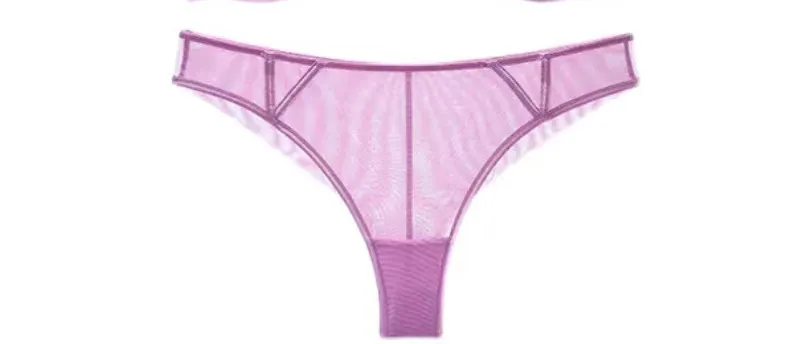 Full Bust Ladies Ultra-Thin Minimizer Bra Set Summer Soft Underwire Side Support Anti-Sagging Comfort Lingerie