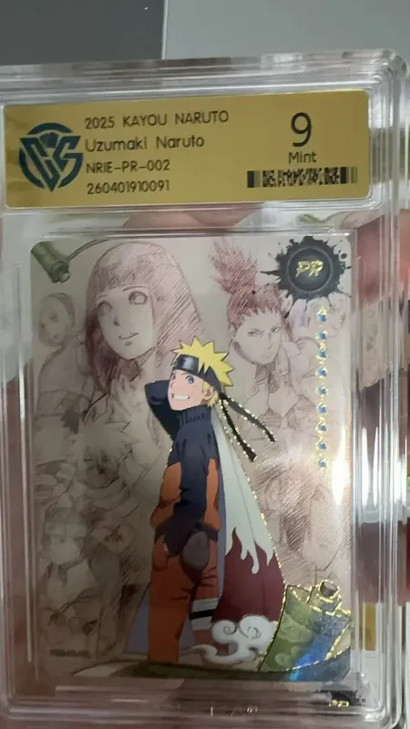 Cartão Naruto versão em inglês PR-001PR-002 PRISTINE-10.0 Cartão de classificação KAYOU autêntico