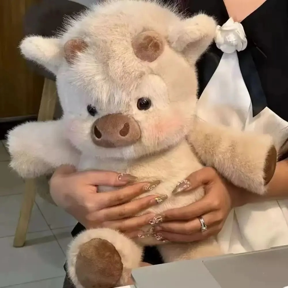 Creative Gift Soft Pig Stuffed Animal Plush Pillow Emotional Support 17.7inch Stuffed Animals Plush Cute Plush Pillow