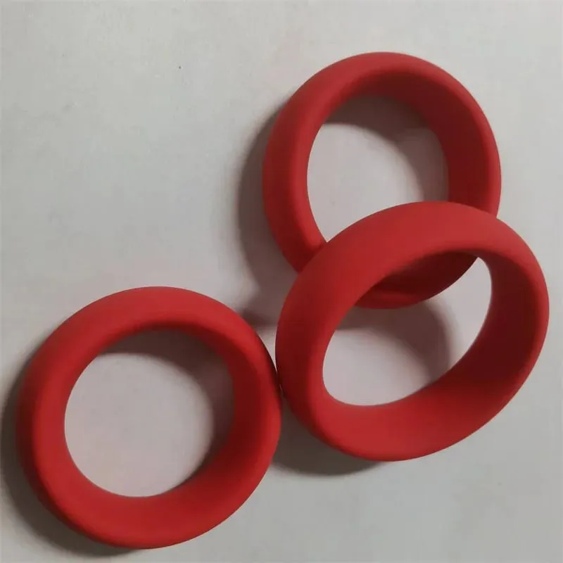 Male Penis Cock Ring Silicone Ball Stretcher Lock Delay Ejaculation Scrotum Testis Restraint Sex Toys for Men