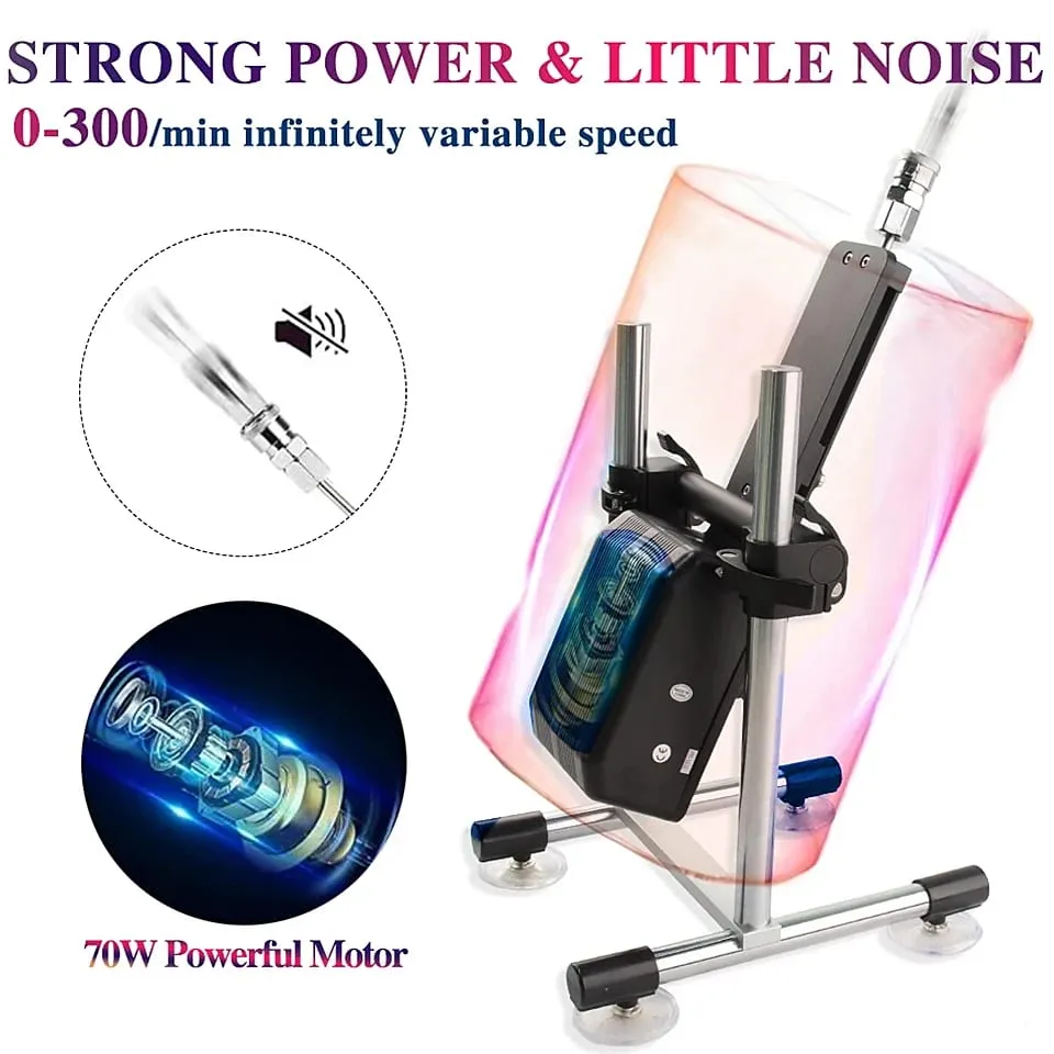 Remote & APP Control Sex Machine With DIldo and Vac U Lock for Man and Women 20 Modes Stable Love Machine Silent Vibrator