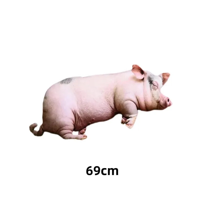 Simulated Animal Pillow Dog Cat Pig Cattle Plushies Toys Home Decor Toys Soft Sofa Cushion Throw Pillow Creative Birthday Gifts