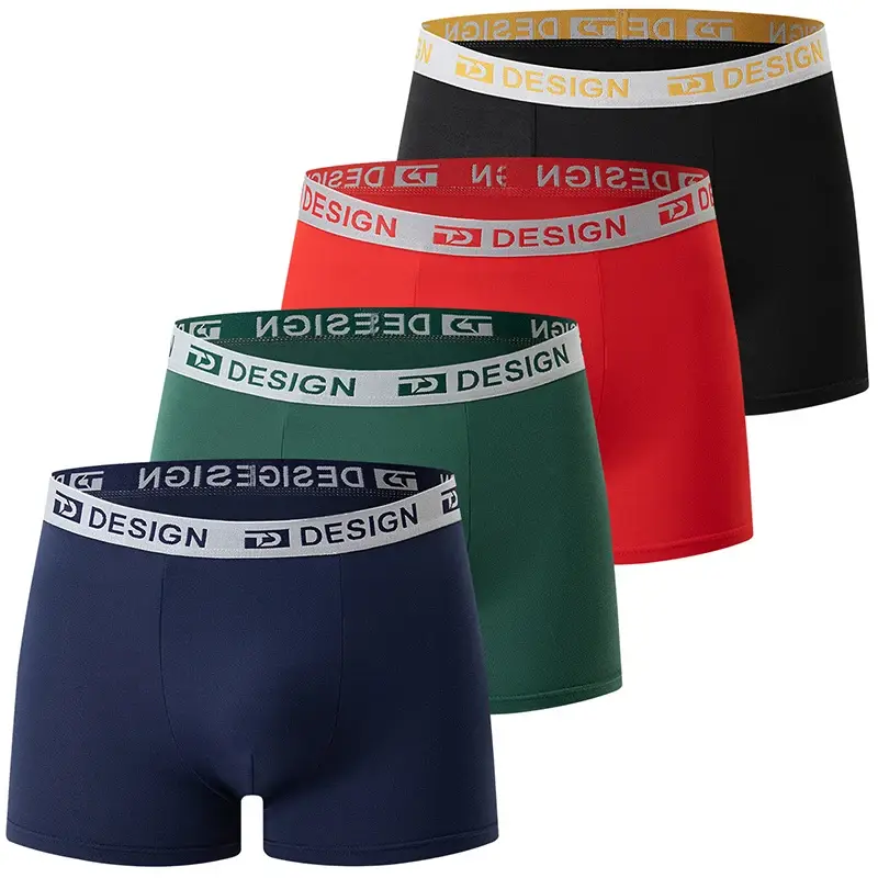 4-Piece Four Seasons Panlalaking Apat na Sulok Mabilis na Pagkatuyo Kumportableng Multi Color Fashion Sports Shorts Casual Home — image 2