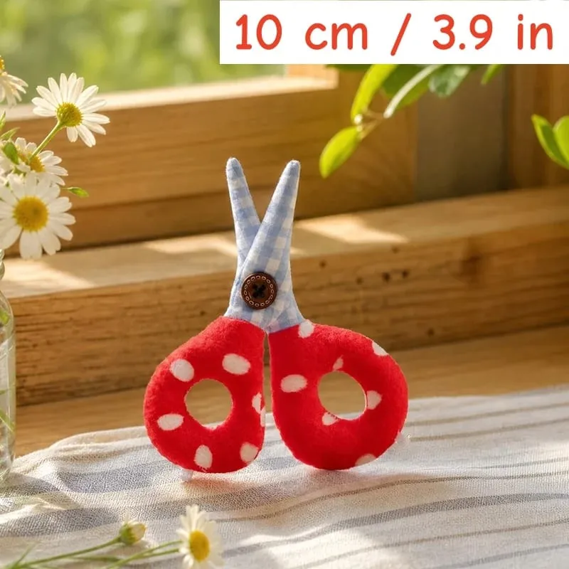 Scissors Plush Pillow Cos Gwen Cute Creative Simulation Cloth Scissors Stuffed Toy Soft Cushion Funny Stress Relief Gift
