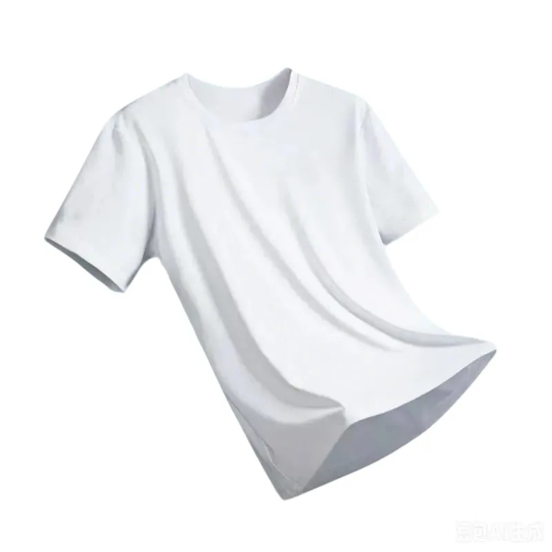 New Ice Silk Running Shirts Men Loose Short Sleeve Top Basketball Gym Sportswear For Male Fitness Workout Mesh Breathable Tee — image 11