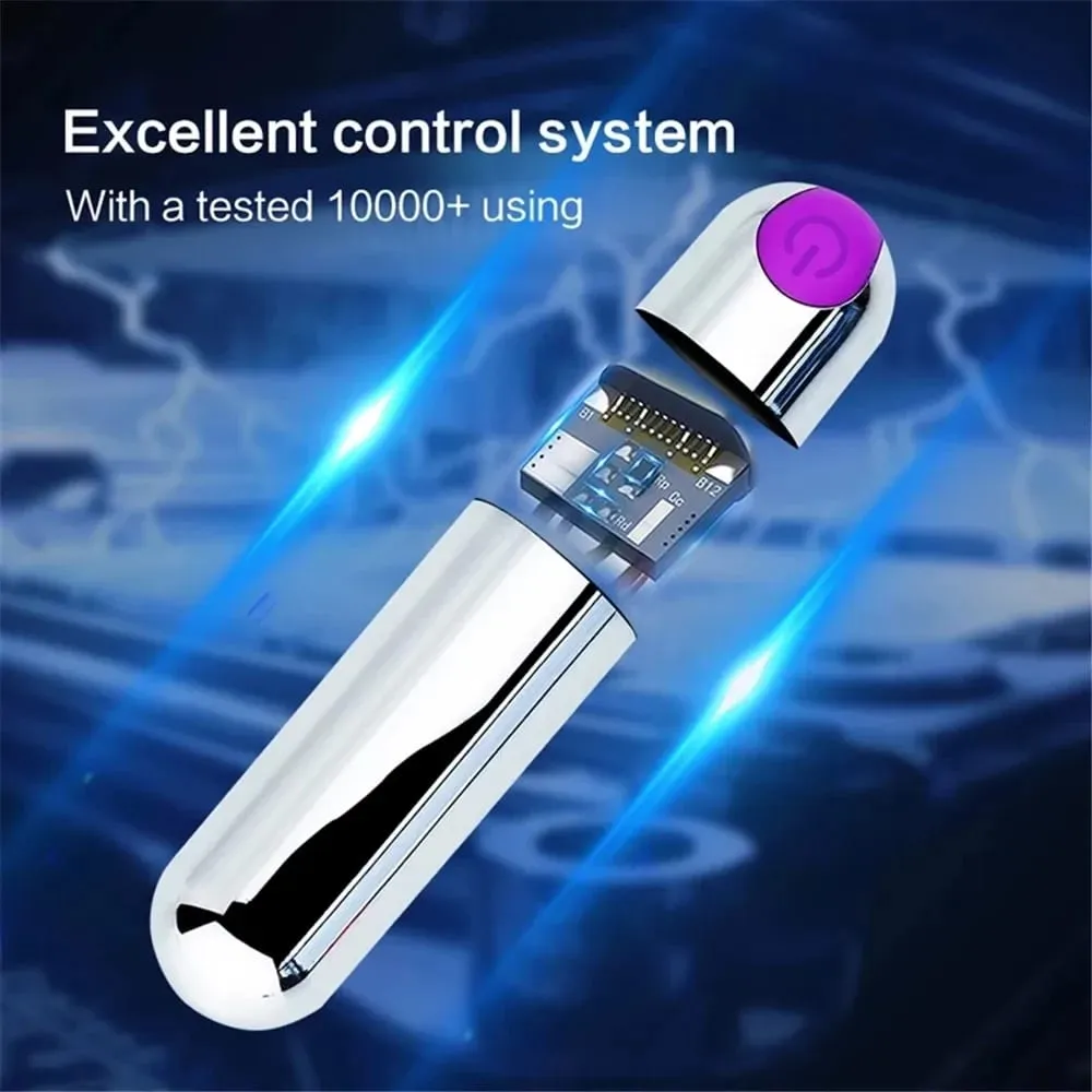 Silicone Bullet Vibrator Female Nipple Clitorals Stimulator Mini Vaginal Anal Massager Fully Waterproof Adult Sex Toys for Women
