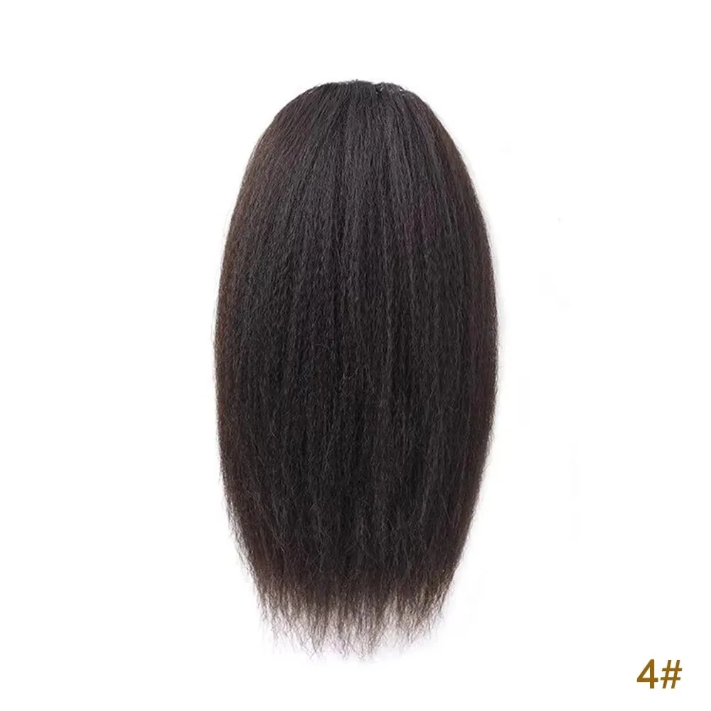Synthetic Western Style Hair Topper Women Volume Boost Fluffy Invisible Hair Piece Bridal Wedding Hair Extension — image 9