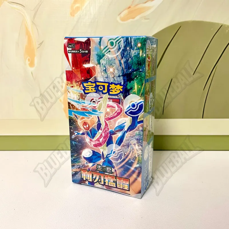Orijinal pokemon Scarlet Menekşe Mücevher Paketi Vol6 Ince Kutu TCG Tahsil Savaş Ticaret Kartları Basitleştirilmiş Çince Versiyonu Oyuncaklar Hediye — image 3