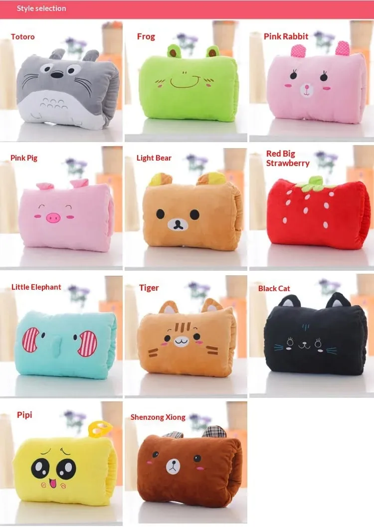 Generic Cartoon Plush Hand Warmer Pillow Soft Warm Hand Insert Cushion Office Nap Support Gift For Adults
