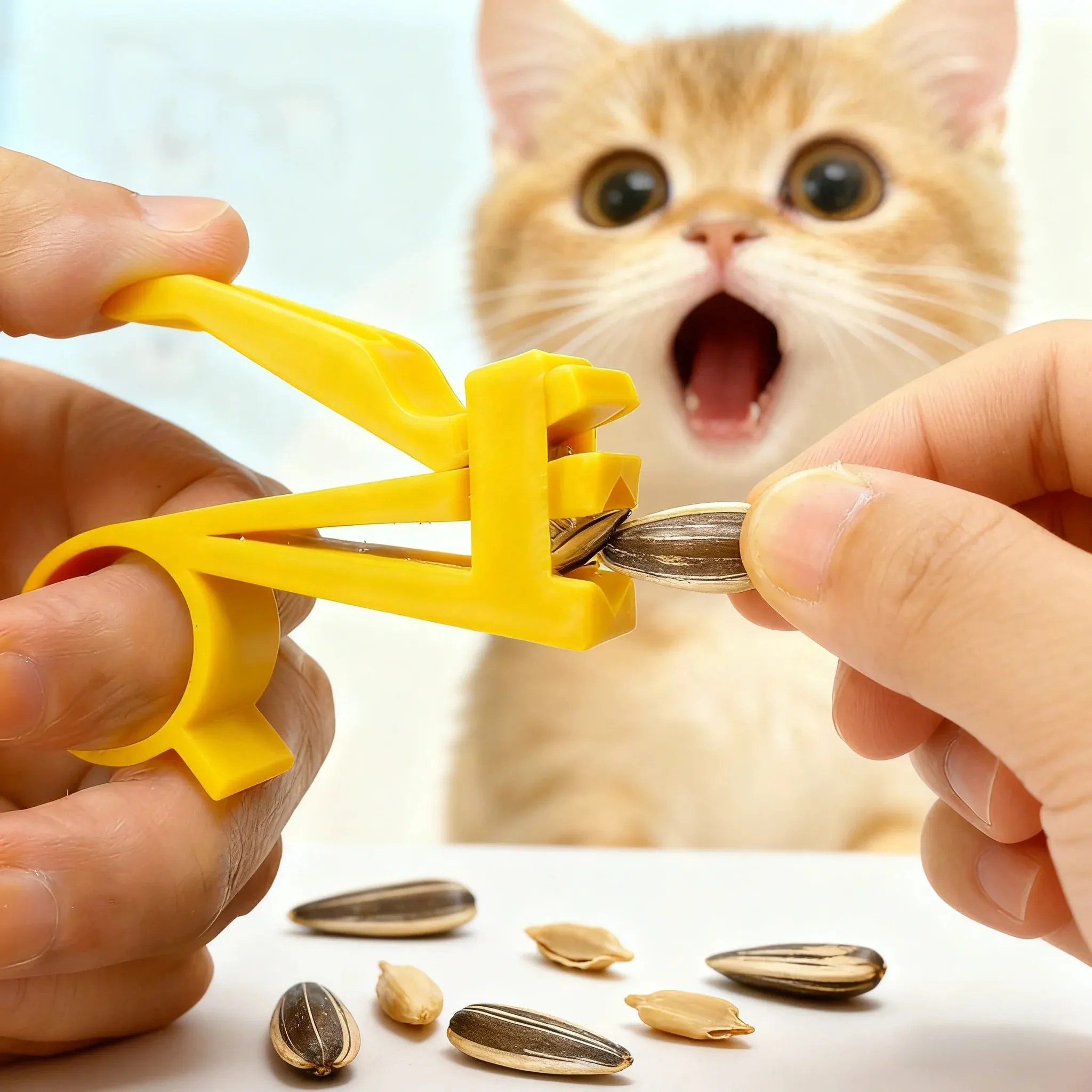 Nut & Seed Cracker - Effortless Shelling Quick & Safe Must-Have Kitchen Gadget