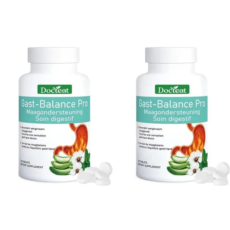 Docteat Stomach Comfort Nutrition Tablets Digestive Comfort with Aloe Vera Extract Support Stomach Balance30 Tablets