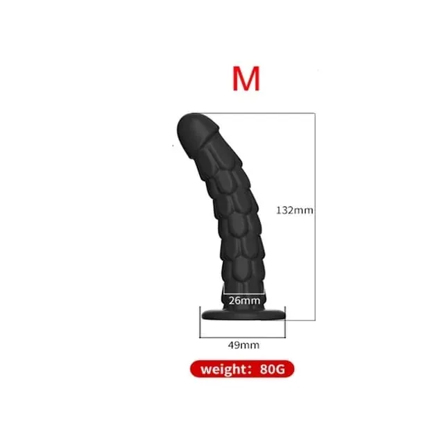Silicone Dildo Anal Butt Plug with Sucker Prostate Massage Vagina G spot Stimulation Masturbation Adult Sex Toys for Women Men