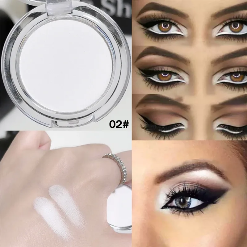 Muge Leen Long Lasting Single Eye Shadow Three Textures for Eye Makeup & Facial Brightening Cosmetic Gift