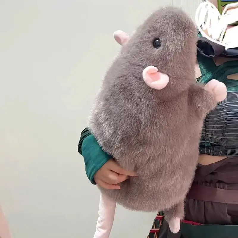 Cute Oversized Big Mouse Plush Pillow Simulation Cartoon Rat Doll 35/50/90cm Birthday Gift — image 8