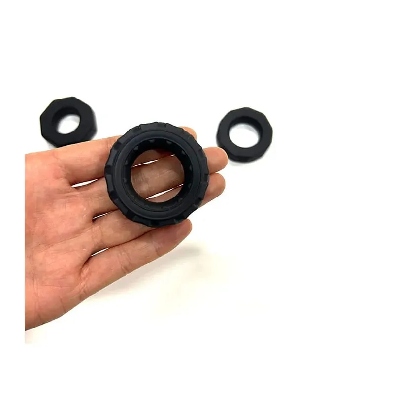 Men's Elastic Sperm Lock Ring Silicone Delay Ejaculation Penis Ring Sex Toys For Men Dick Erection Stretcher Ring Adult Supplies — image 5