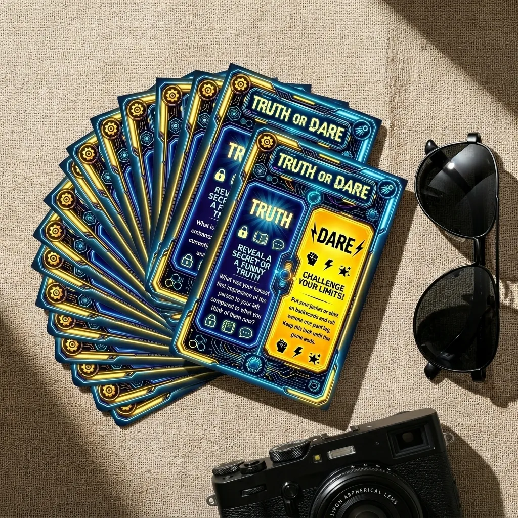 50 PCS Adult Secret Reveal Truth Dare Card Games Funny Acting Challenge Bar Tabletop Props Autumn Winter Halloween Christmas Fun