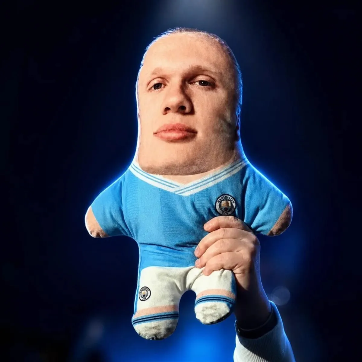 Football Star Plush Pillow Erling Haaland Manchester City Diy Printed Souvenir Gift For Adult Football Fans Home Decor — image 2