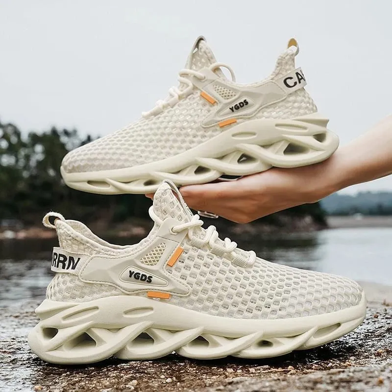 Spring Men's Shoes New Plus Size Outdoor Running Shoe Soft Sole Classic Lightweight Couple Casual Shoes Breathable Men Sneakers