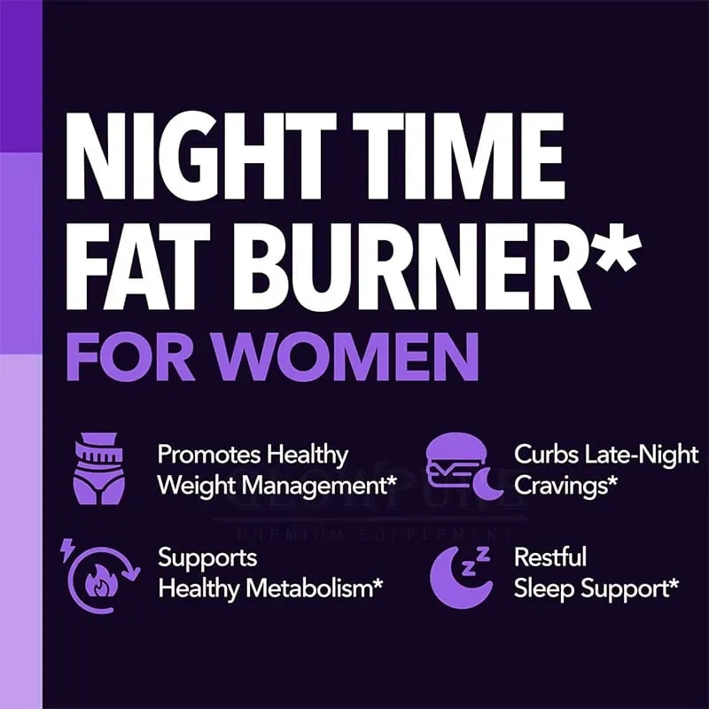 Night Time BodyBuilding Capsule - Supports Appetite Suppressant Metabolism Supplement