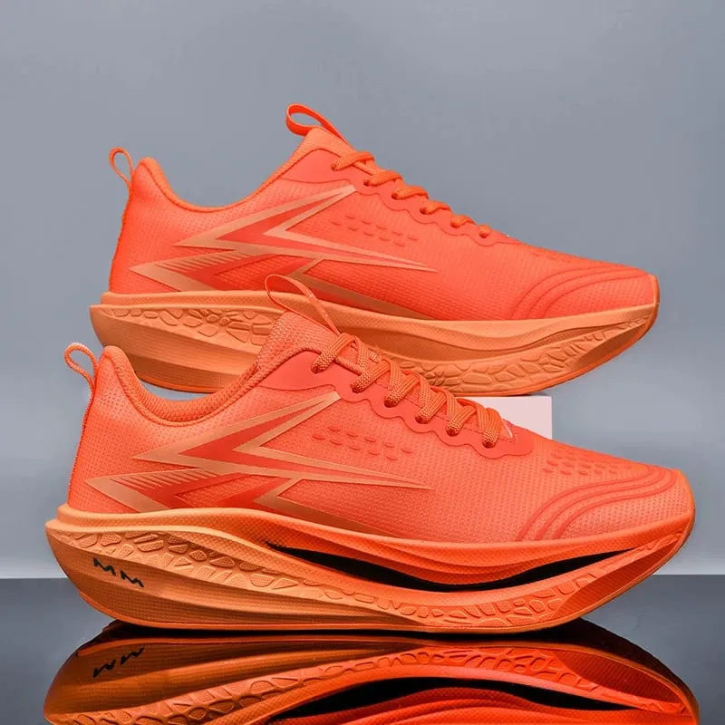 Men Running Shoes Carbon Board Marathon Speciality Walking Sneakers For Men Sports Casual Lightweight Women's Athletic Sneakers — image 4