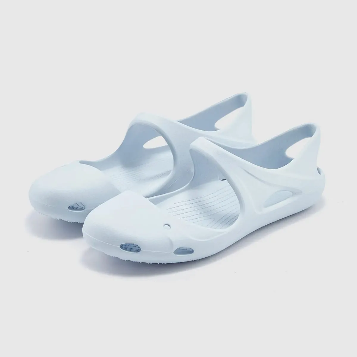 Women Arch Support EVA Mary Jane Clogs Hollow Quick Dry Non Slip Lightweight Yoga Walking Water Sandals