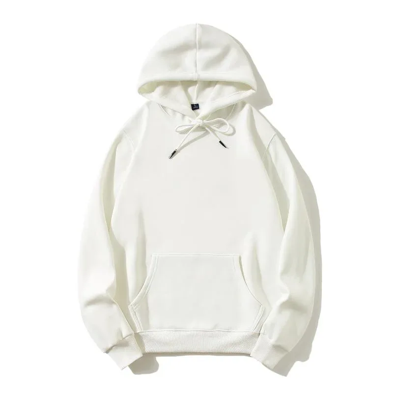 Hoodie Cetak Mode Kualitas Tinggi Logo Kustom Grup Pribadi Merek Bordir Pria dan Wanita Tebal 100% Katun Pulover Bulu — image 15