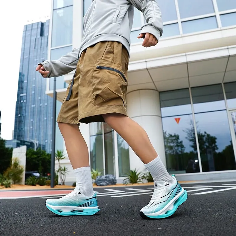 2026 Men Sports Running Shoes Marathon Breathable Light Comfortable Women Athletic Sneakers Carbon Board Trend Athletic Sneakers — image 3
