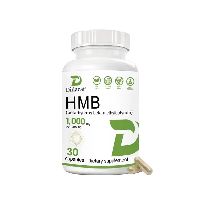Super Strength HMB Supplement 1000mg per Serving with Vitamin D3 to Help Muscle Growth Lean Muscle Mass & Workout Recovery