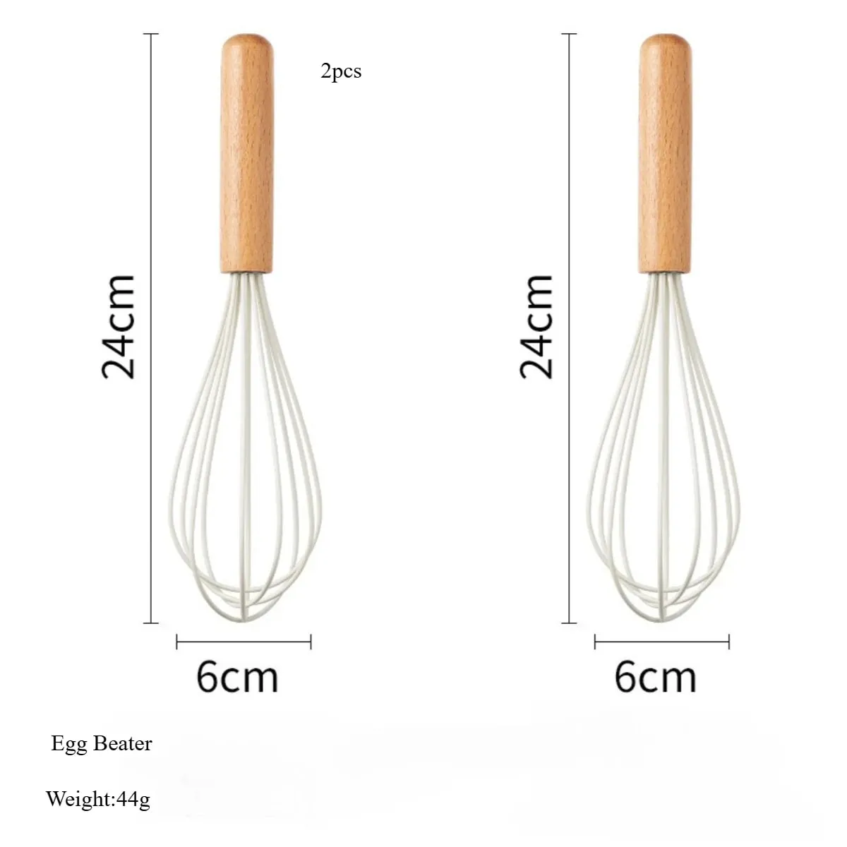 2/12Pcs White Silicone Kitchen Utensils Set with Wooden Handle Cookware Spatula Heat Resistant Non-stick Kitchen Cooking Tools