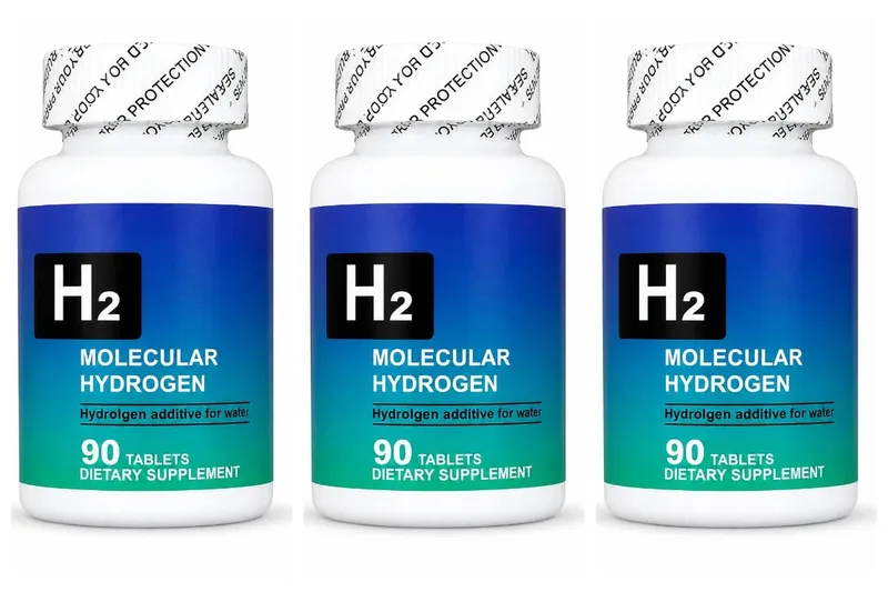 Molecular Hydrogen Tablets H2 Magnesium 80mg Antioxidant Energy Brain Health Unflavored Non GMO 90 Tablets Dietary Supplement