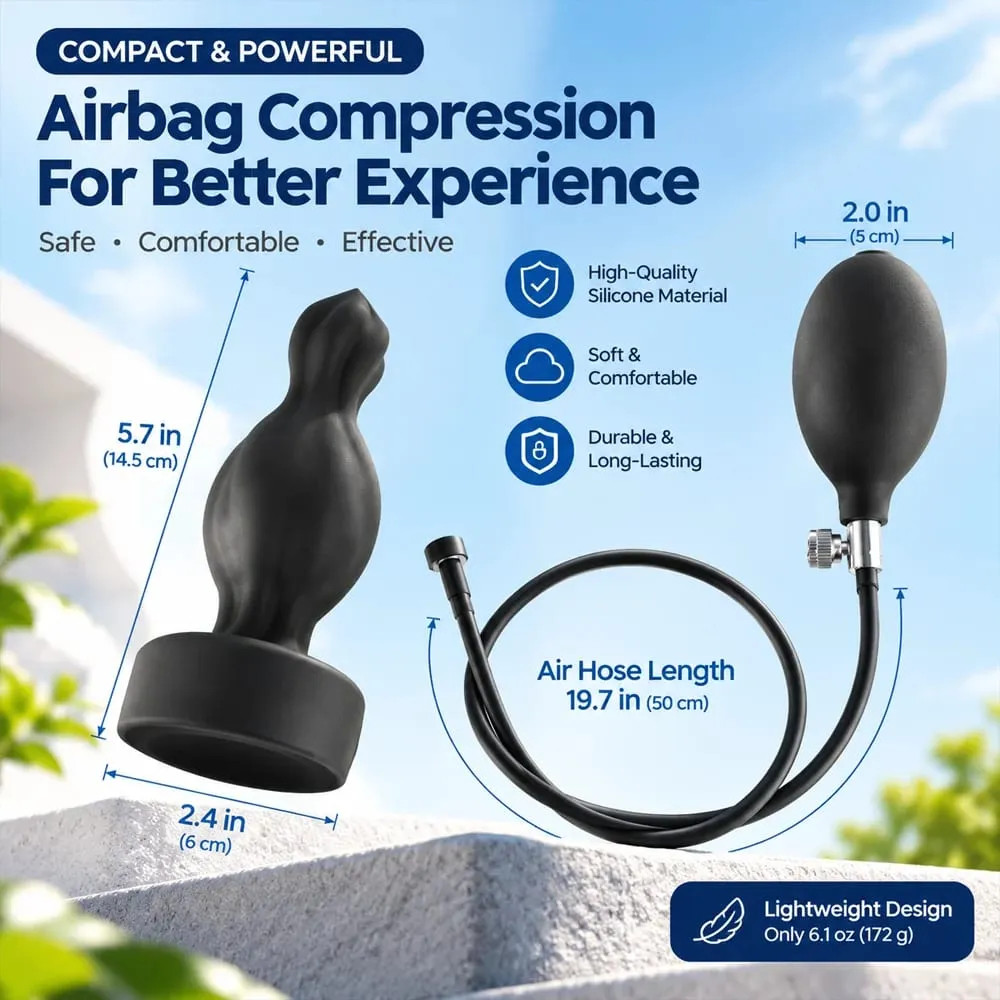 Inflatable Anal Plug Anal Dilator Huge Butt Plug Stimulate Sex Toy For Women/Men Masturbators Prostate Massager Big Anal Toys — image 4