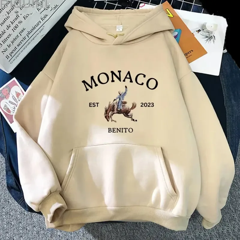 New Album Nadie Sabe Lo Que Va Pasar Manana Sweatshirts Men women's Grunge Street Hoodies Clothes Sweatshirts Harajuku