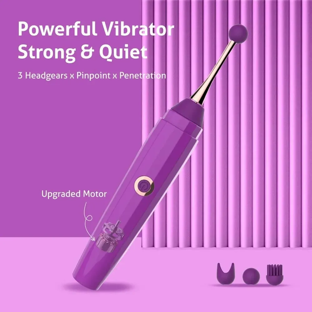 Clitoral Vibrator for Women G-Spot Dildo Nipple Stimulator Anal Vibration High Frequency Personal Massager Wand Bullet Sex Toys — image 3