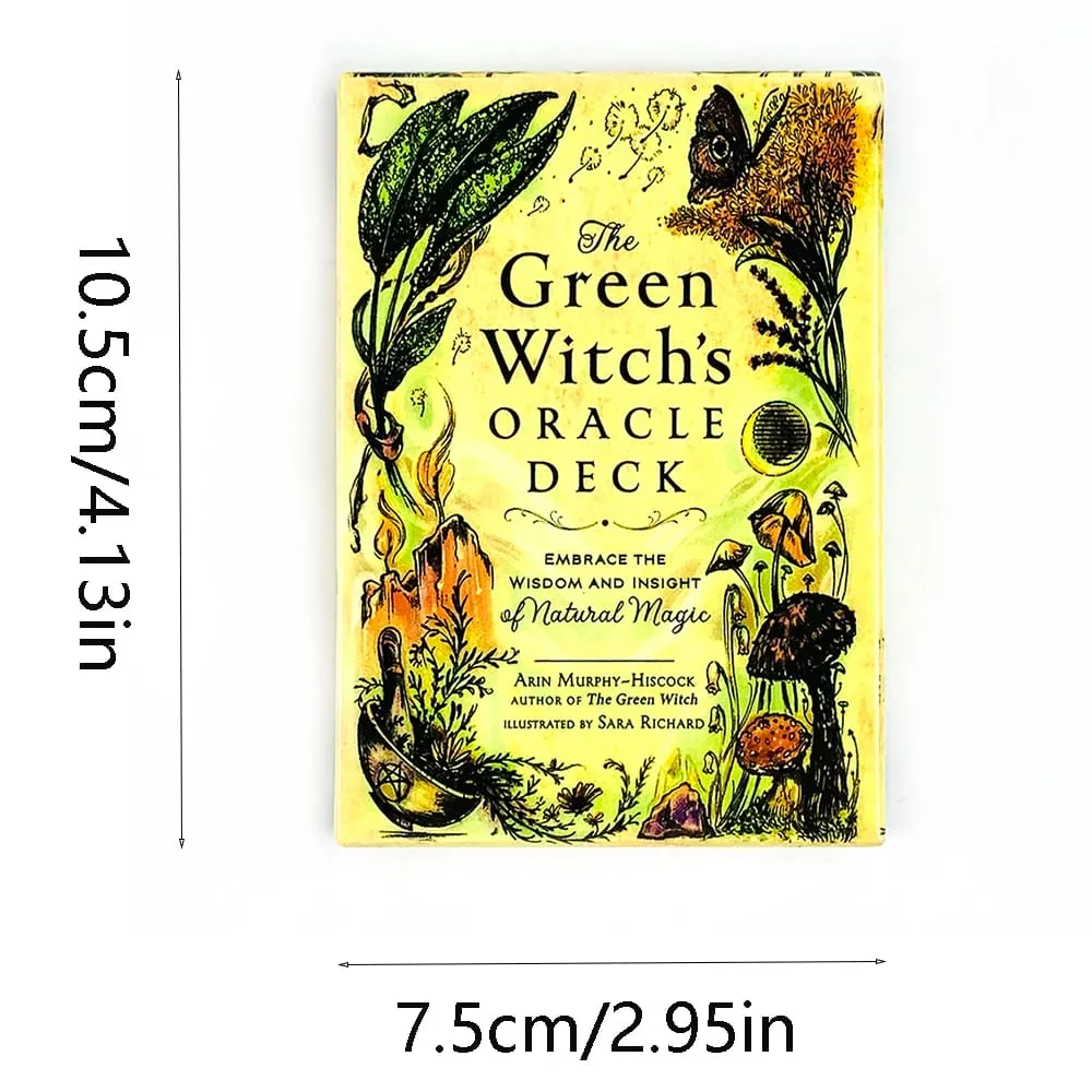 The Green Witch's Oracle Deck Embrace the Wisdom and Insight of Natural Magic Green Witch Witchcraft Series Tarot Cards