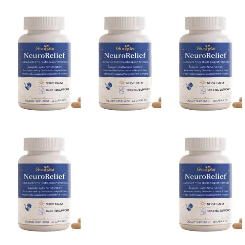 Googeer NeuroRelief Advanced Nerve Health Capsules Daily Support for Nervous System Wellness & Healthy Circulation 60 Capsules