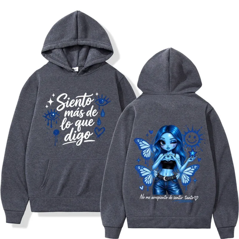 Karol G Tropicoqueta Latina Foreva 2026 Tour Print Hoodie Men Women Fashion Harajuku Sweatshirts Aesthetic Trend Loose Pullover