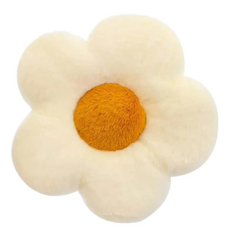 Generic Flower Shaped Plush Seat Cushion Soft Memory Cotton Round Pillow For Chair Bedroom Window Sofa Home Decor