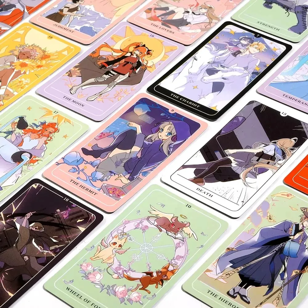 10.3*6cm Anime Tarot Deck Explore The Archetypes Symbolism And Magic In Anime Modern Anime Characters