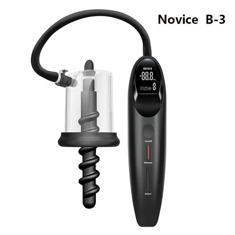 Smart Vacuum Pump Sucking Anal Plug Female Prostate Massage Stimulator Buttplug Male Masturbator Adult Sex Toys For Man Women