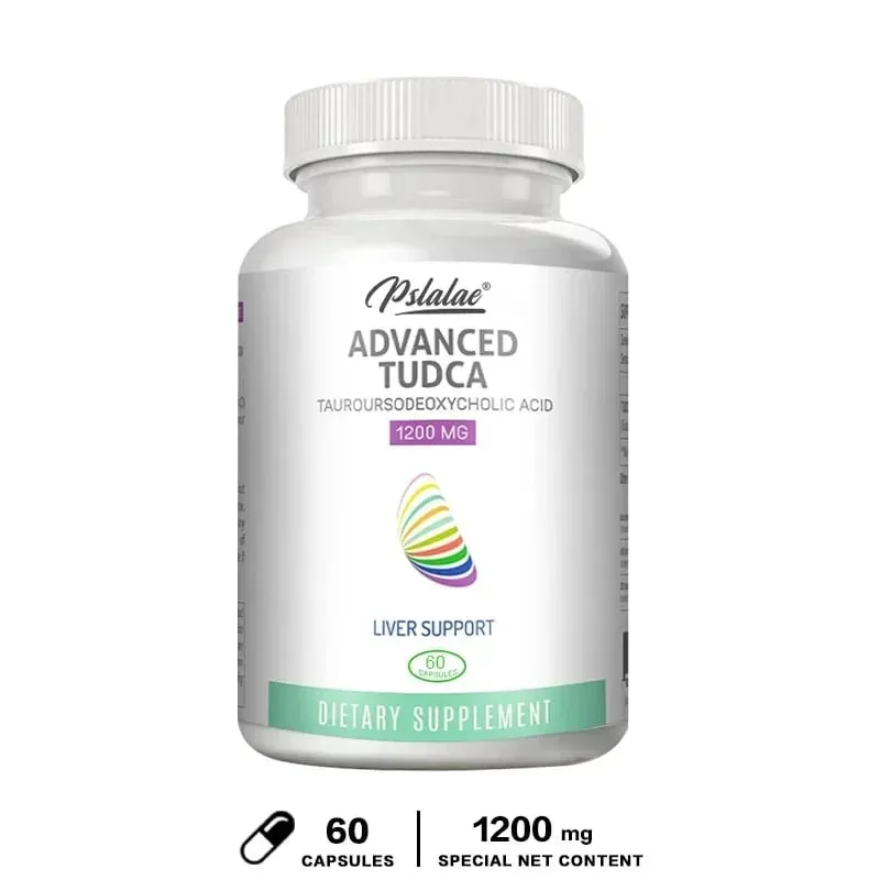 Supporto naturale per il fegato TUDCA 1200 mg - Supporta la disintossicazione e la riparazione della pulizia del fegato