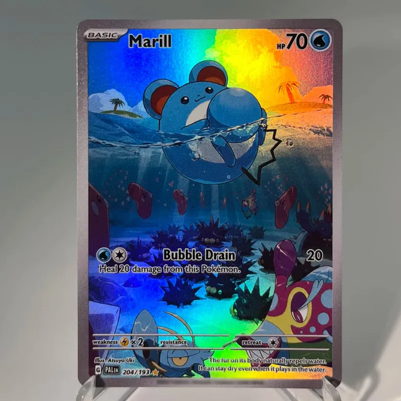 Paldea Evolved PKM Cards PTCG4-C GX Rainbow Magikarp Raichu Tyranitar Iono Rare Collection Battle Toys Gifts for Hobbies