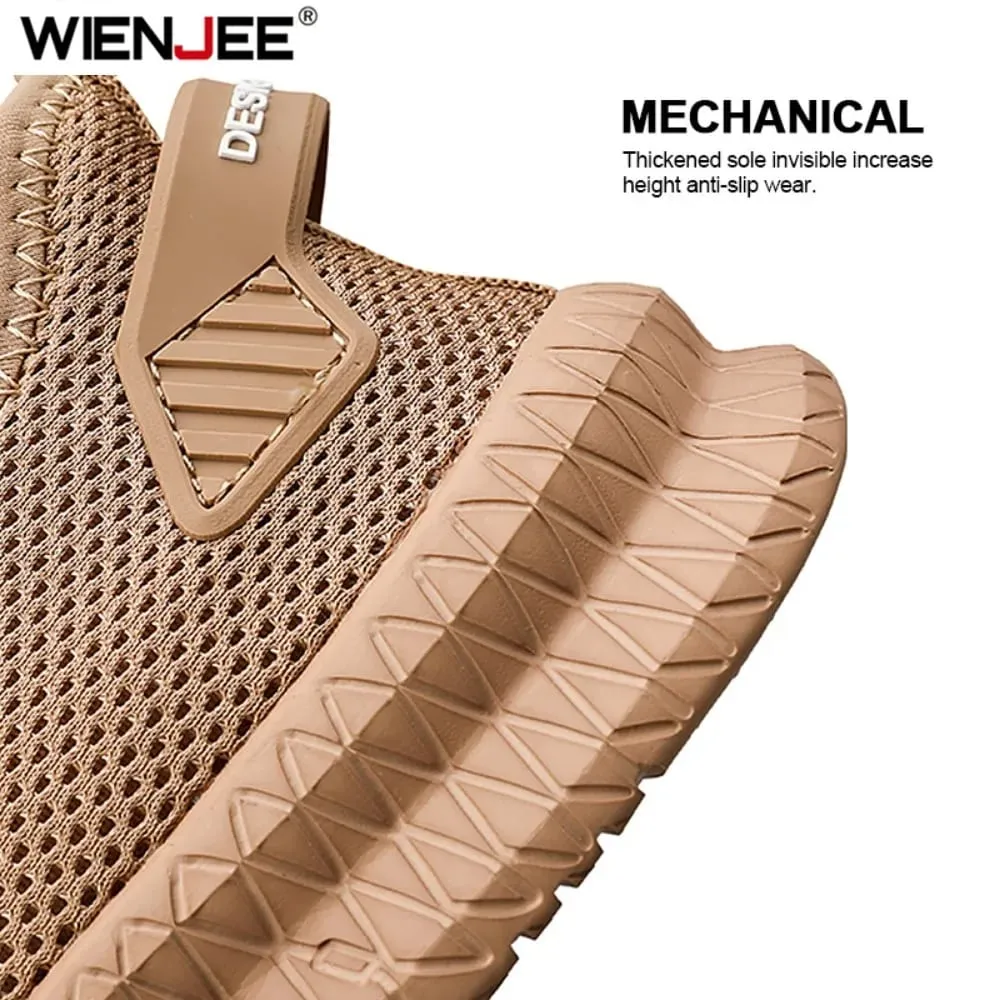 Men's Non-Slip Casual Sneakers Breathable Outdoor Jogging Training Hiking Sports Running Outdoor Weave Knit Lace Up Shoes — image 6