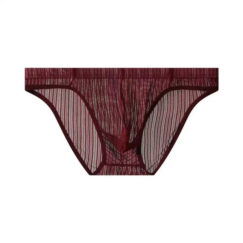 Transparent Underwear for Men See Through Briefs Bulge Pouch Underpants Soft Undies Male See Through Panty Ultra Thin Lingerie