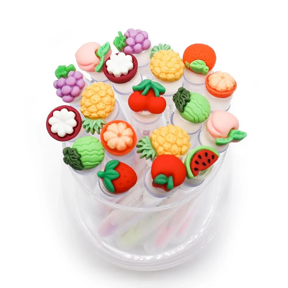 10 /50PCS Set Fruit Collection Mascara Brush Reusable Lash Brush Tube Spoolies Lash Extension Brushes Applicators Makeup Tools — image 3