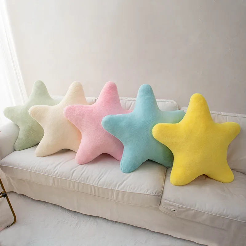 Gối mềm hình ngôi sao trang trí dễ thương Gối đệm cho phòng ngủ trẻ em Phòng khách - Gối ném sang trọng