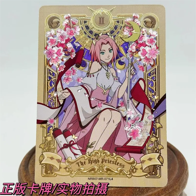 MR CARD 38~72 series NARUTO Haruno Sakura Uchiha Sasuke Bronzing Game toys Collection card Christmas birthday gift