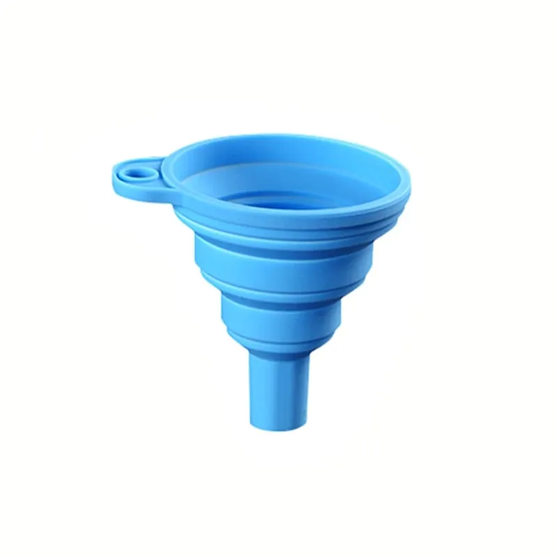 Silicone Funnel Gel Foldable Collapsible Fill Hopper S/L para sa Kitchen Jar Bottle Feeder Wine Auto Engine Oil Petrol Transfer